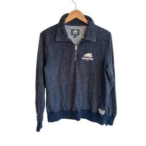 Roots Canada black PARK CITY, UT  zip sweatshirt size L large